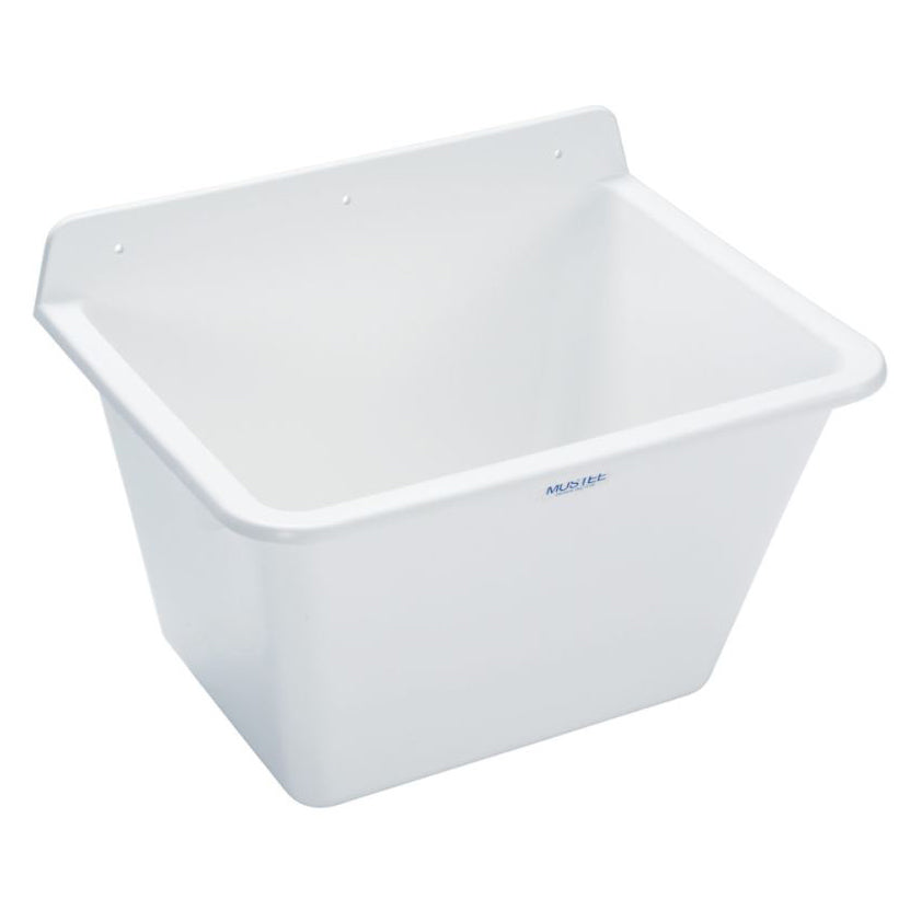 UTILATUB Wall Mount Mop Service Sink in White