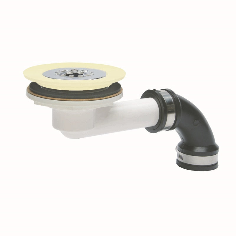 Drain Assembly for ShowerTub & Shower Floor Extension in Bone
