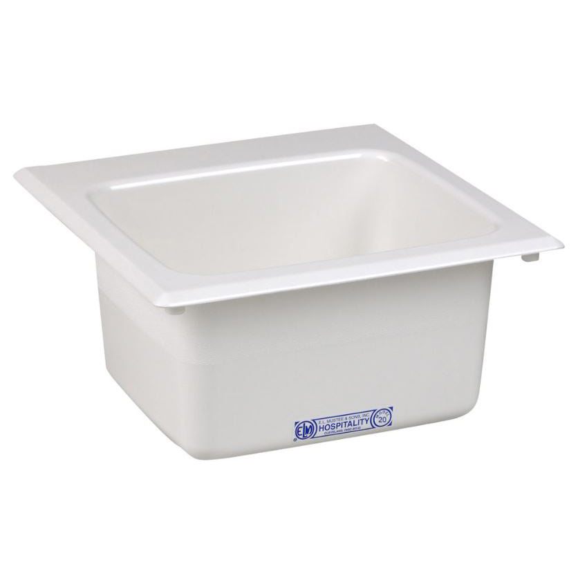 15x15x7-3/4" Bar Sink in White