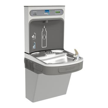EZH2O Bottle Fill Station w/Single ADA Water Cooler in Light Gray