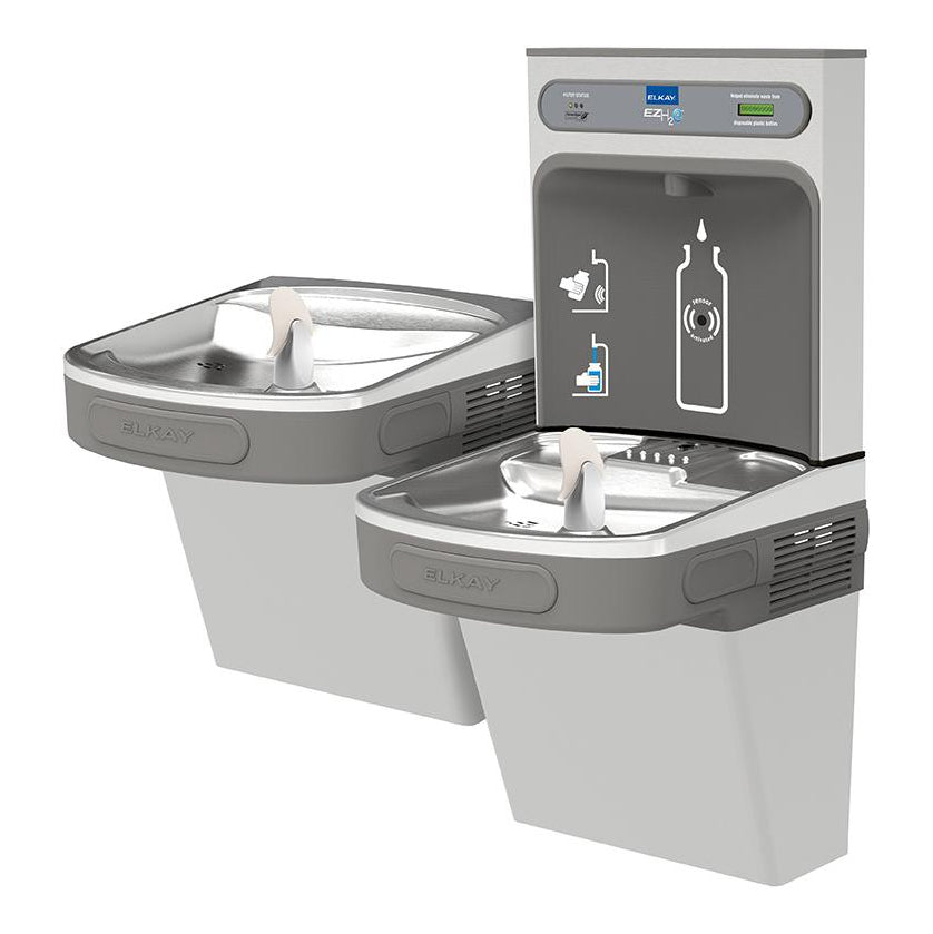 EZH2O Bottle Fill Station/Bi-Level ADA Water Cooler in Stainless