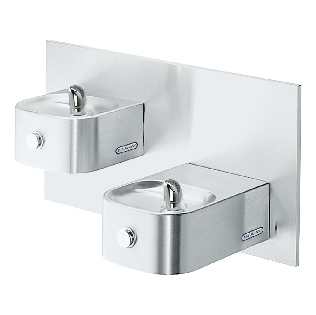 Elkay Soft Sides Bi-Level Freeze Resist Fountain in Stainless