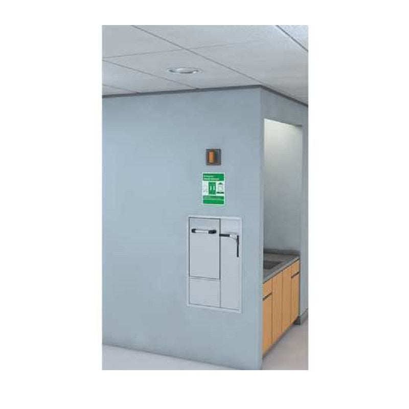 Safety Station Recessed with Drain Pan Recessed Showerhead