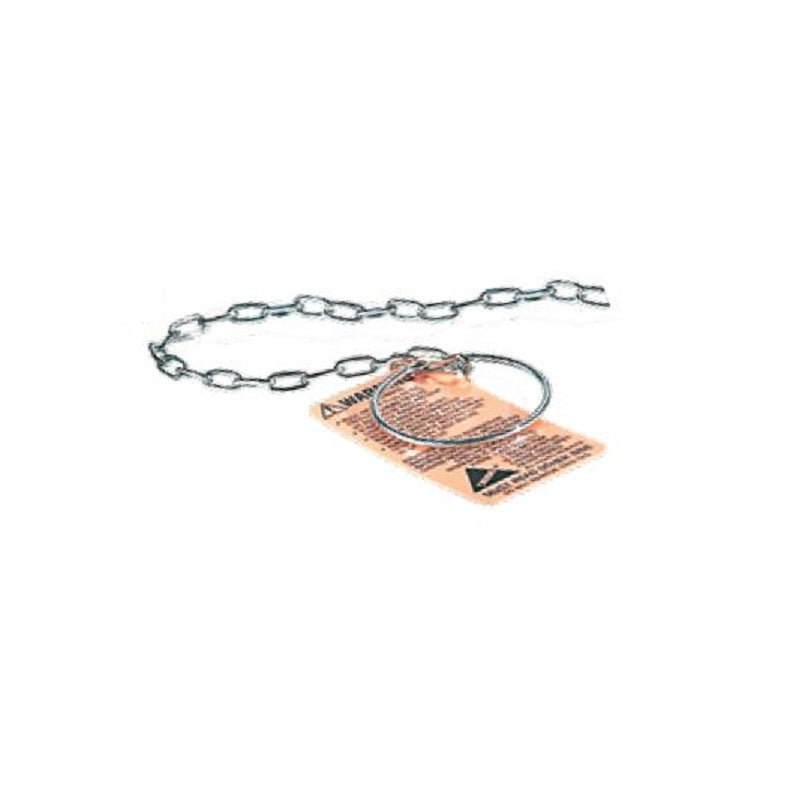 CHAIN 12" STEEL W/2" RING 059-708 REPLACEMENT F/ TEST BALL