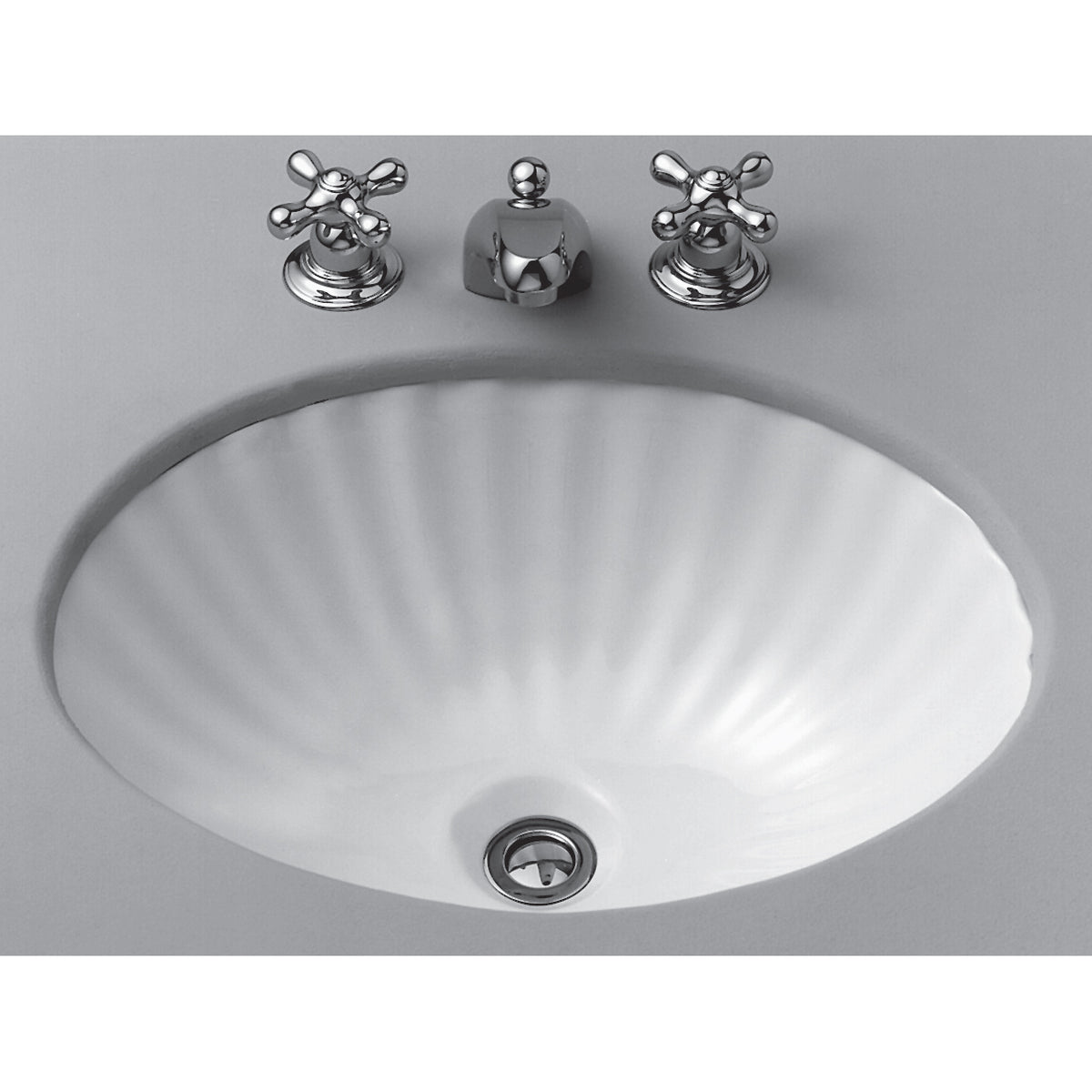 Glendale 18-1/4x15x7-3/4" Undermount Bathroom Sink in Black