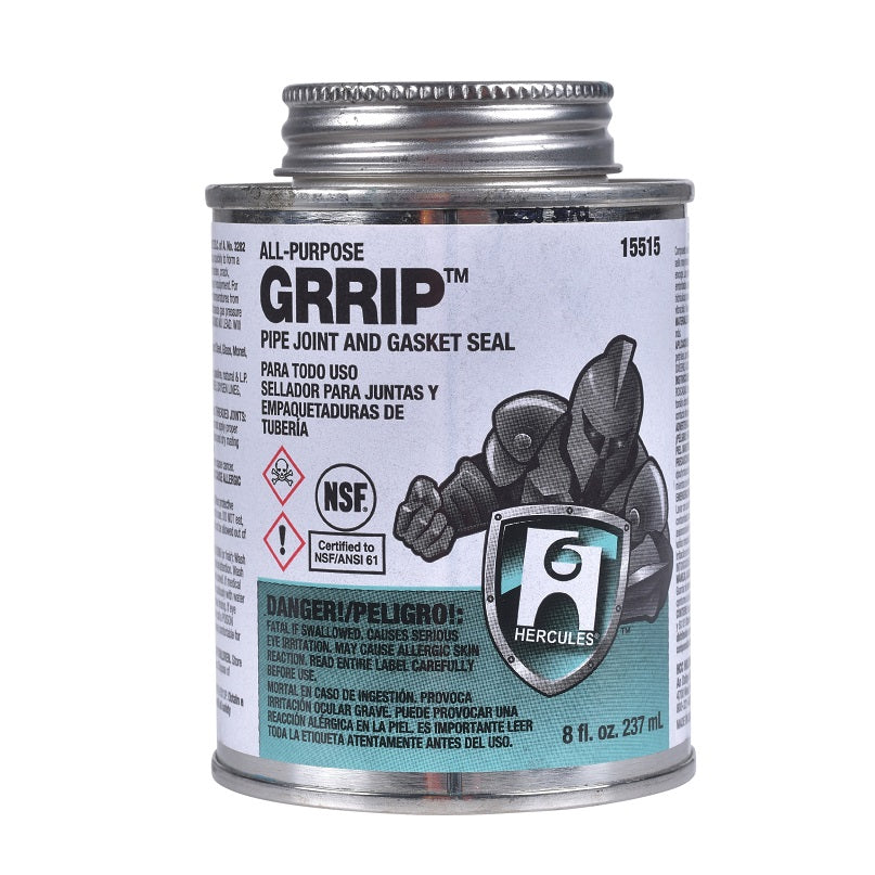 Pipe Joint Compound 1/2 Pt Brush Top Can Hercules Grip