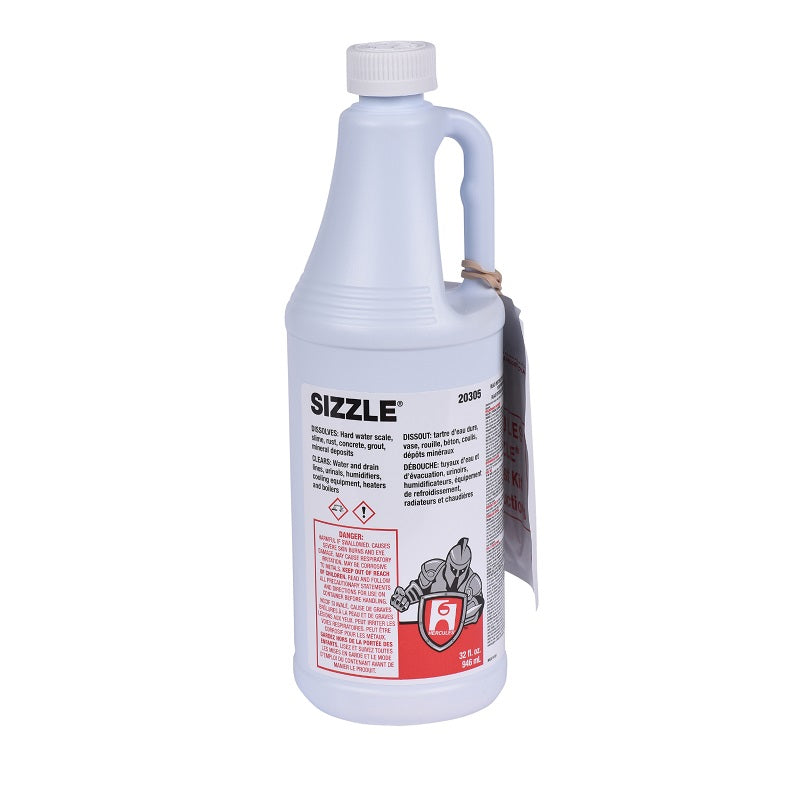 Drain Cleaner 1 Qt Hercules Sizzle for Professional Use Only