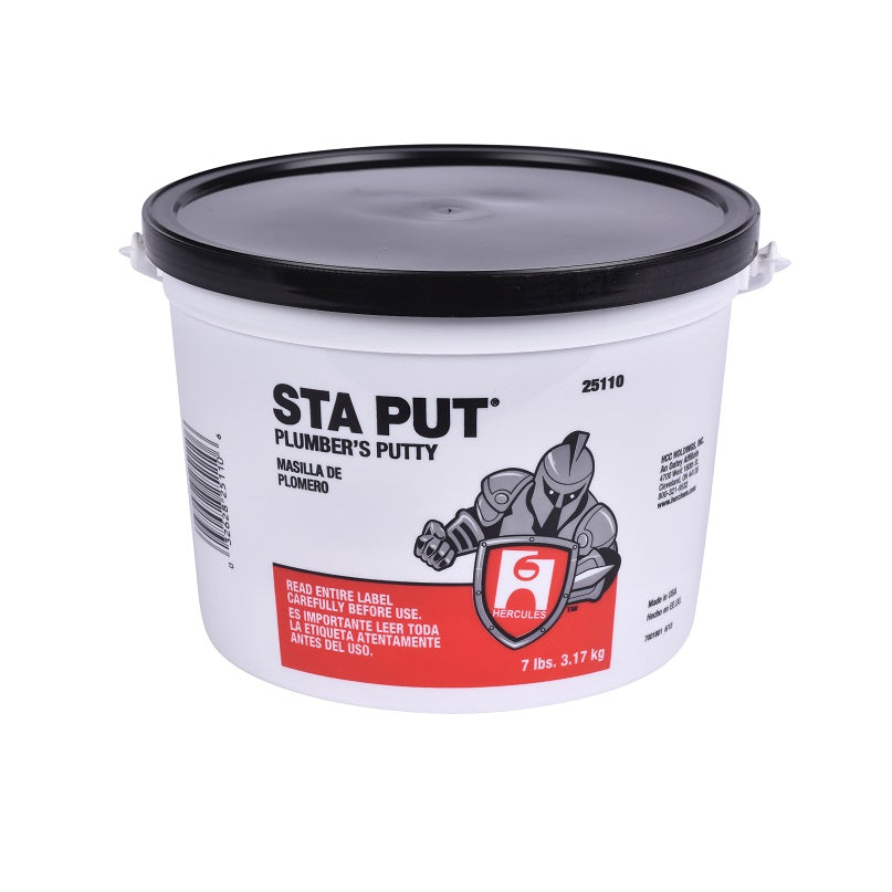 Plumber's Putty 7 Lb Hercules Sta-Put Non-Bleeding