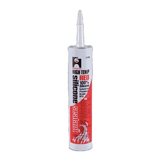 CAULK 10.1 OZ RED SILICONE 25666 - HERCULES HIGH TEMP RED