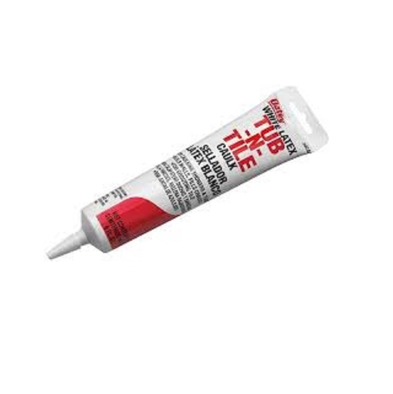 Caulk 6 Oz Tube White Tub-N-Tile Latex Sealant