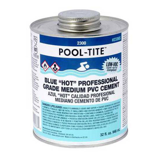 CEMENT 1 GAL BLUE PVC MEDIUM BODY 2324 - POOL-TITE - FAST SETTING