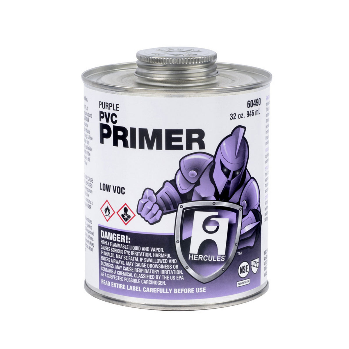 PRIMER 32 OZ PURPLE 60490 F/ PVC PIPE & FITTING