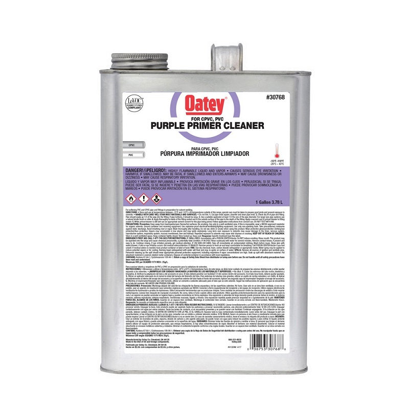 Primer/Cleaner 1 Gal Purple for PVC & CPVC Pipe & Fittings