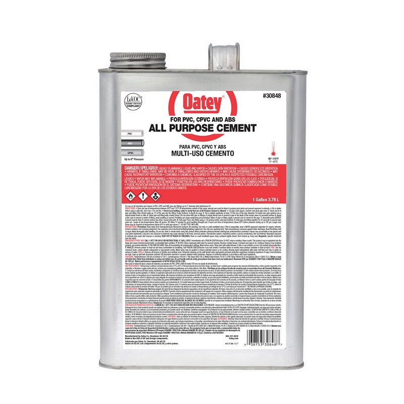 All-Purpose Cement 1 Gal Milky-Clear