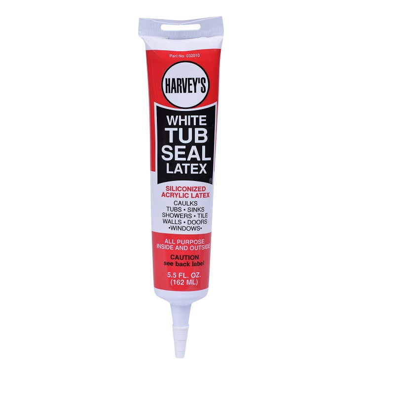 Caulk 5.5 Oz Tube White Tub & Tile