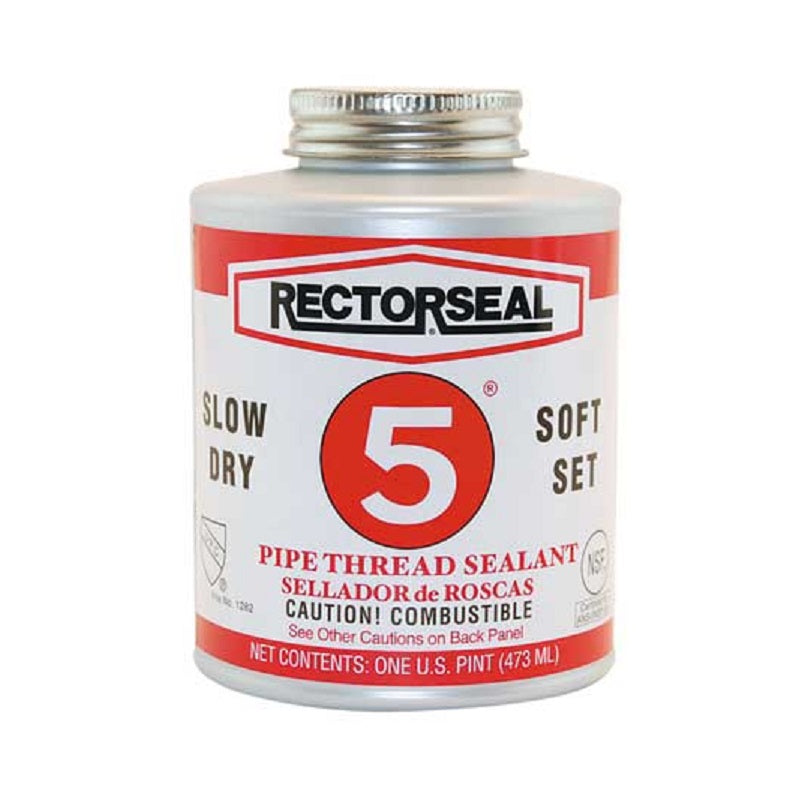 Thread Sealant 1 Pt No. 5 Yellow Multi-Purpose Brush Top Can