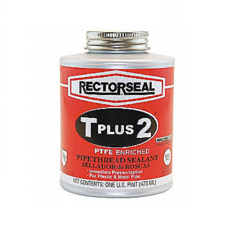 Thread Sealant 1/2 Pt White Brush Top Can