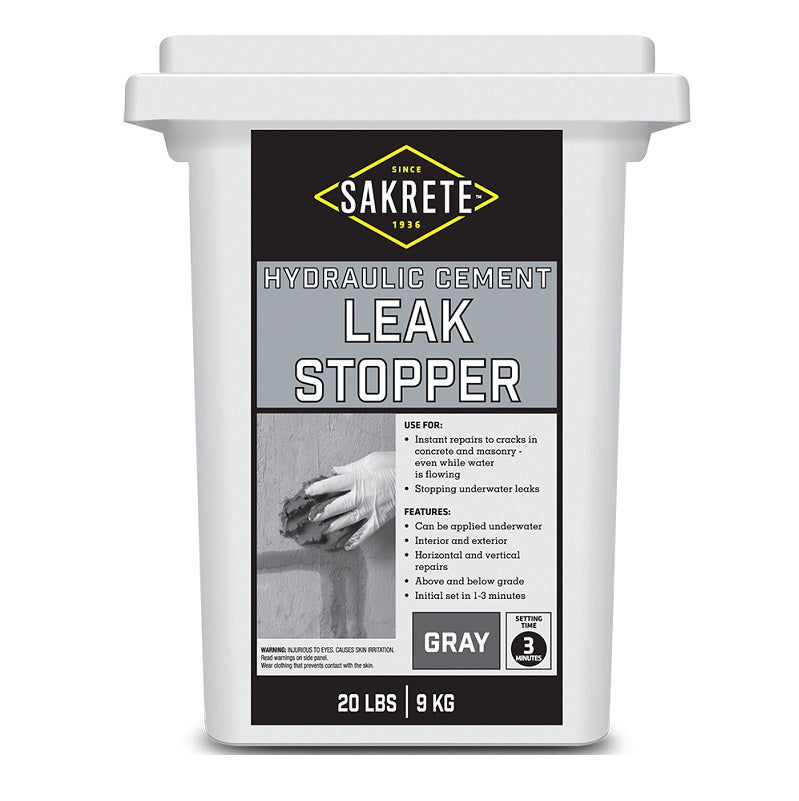 Cement 20 Lb Leak Stopper in 5 Gal Pail