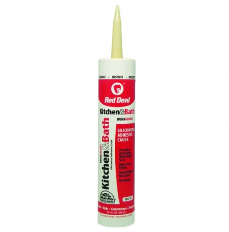 Kitchen & Bath 10.1oz Siliconized Acrylic Caulk in Biscuit