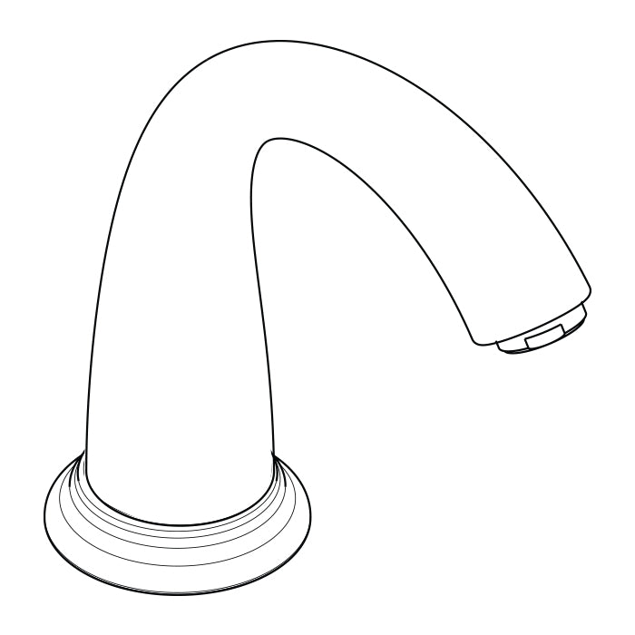 Swing C Deck Mounted Tub Filler Spout & Rough-In for Use w/Thermostatic Tub Filler Valve  in Oil Rubbed Bronze