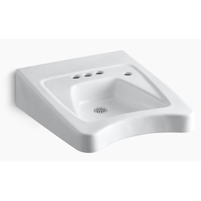 Morningside 20x27" Wall Mount Wheelchair Sink in White