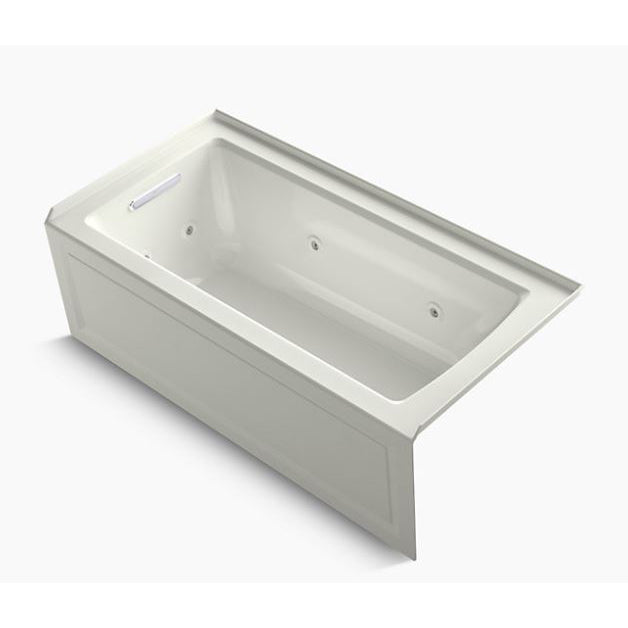 Archer 60x30x20-1/4" Alcove Whirlpool Bathtub w/Left Drain in Dune