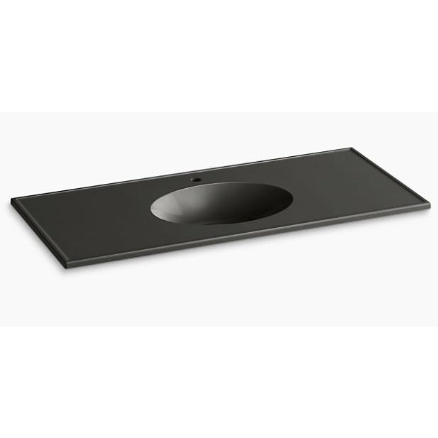 Impressions 49" Single Bowl Vanity Top in Thunder Gray