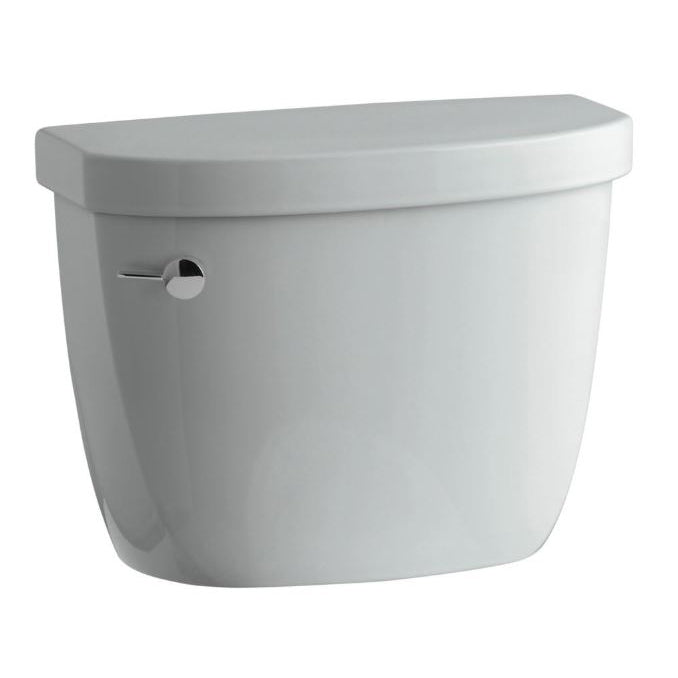 Cimarron Toilet Tank w/Left Hand Trip Lever in Ice Grey
