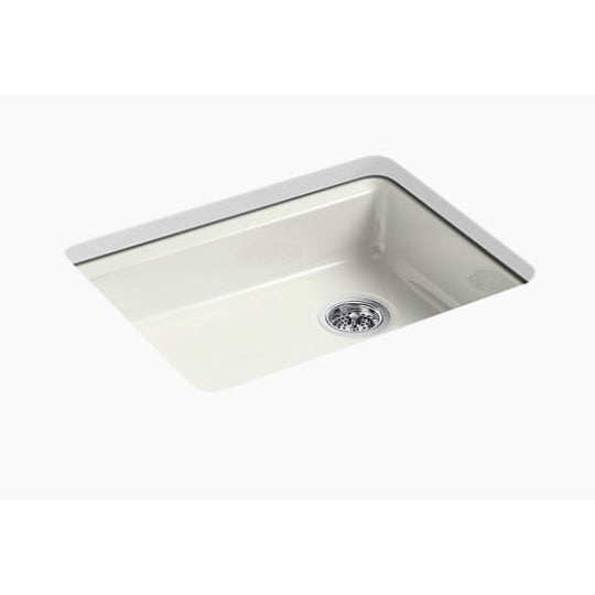 Riverby 25x22x5-7/8" Cast Iron Kitchen Sink Dune w/5 Holes