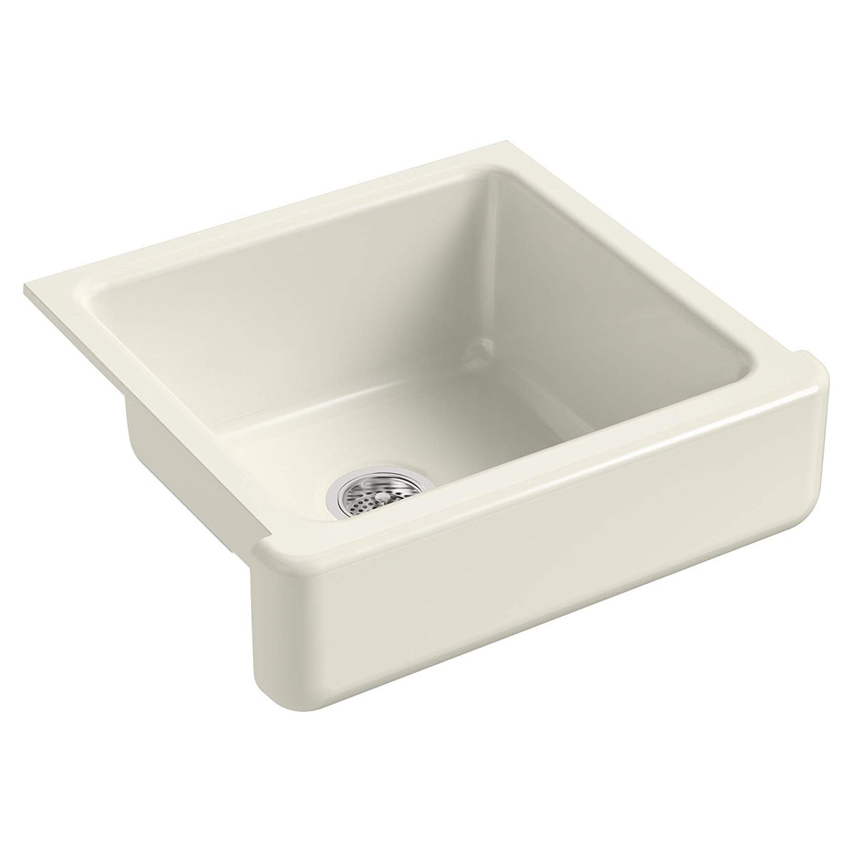 Whitehaven 23-1/2x21-9/16x9-5/8" Cast Iron Sink in Biscuit