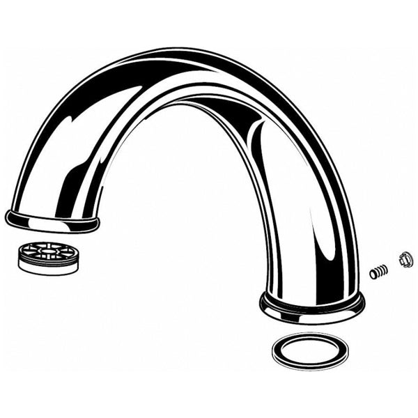 Iris Bath Filler Spout in Chrome