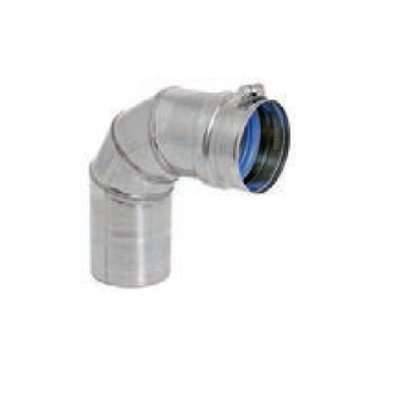 Vent Elbow 90deg 4" SS 810003157 FSELB9004 Single Wall Gasketed