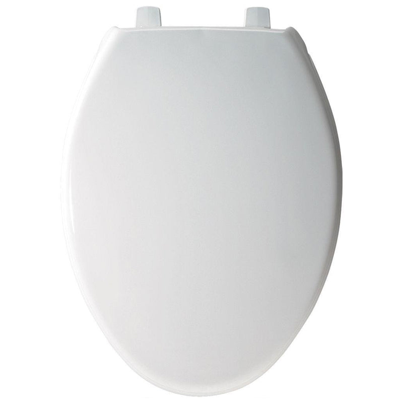 Heavy Duty Elong Plastic Closed Front Toilet Seat/Cover/White