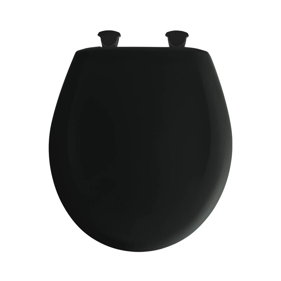 Toilet Seat Round Black