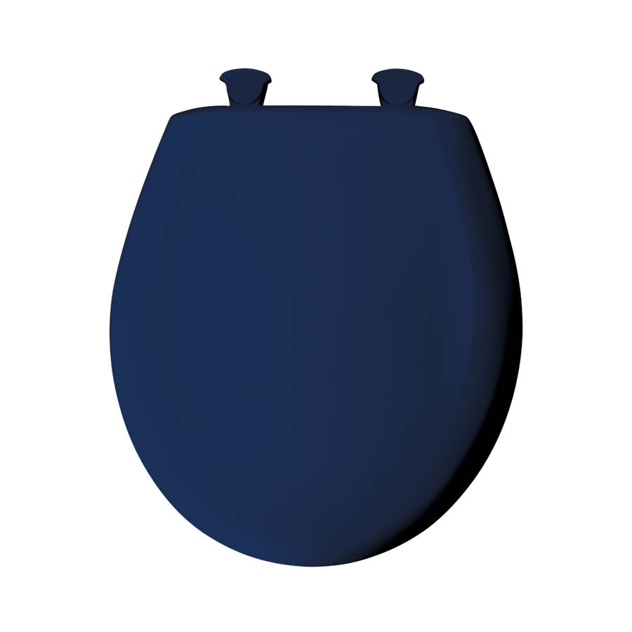 Toilet Seat Round Colonial Blue
