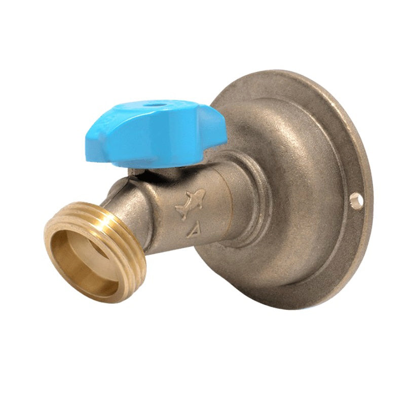 HOSE BIBB 1/2X3/4 MHT 24630LF NO-KINK 45 DEG - QUARTER TURN