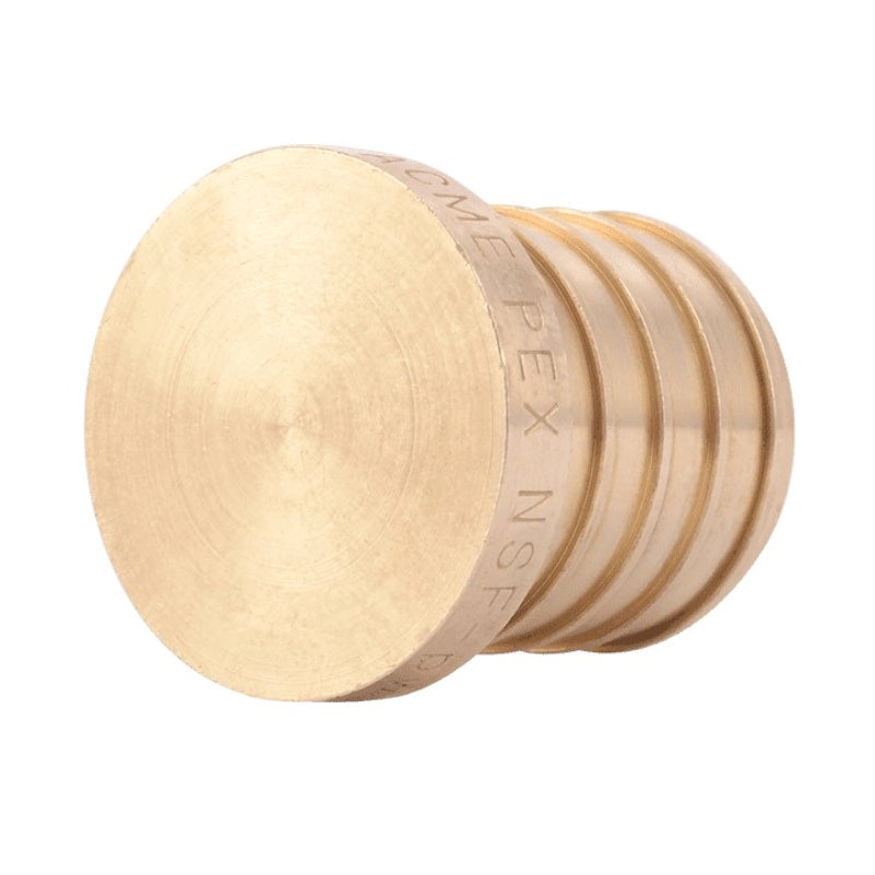 PLUG 1 BRASS PEX UC520LFA BARB LEAD FREE