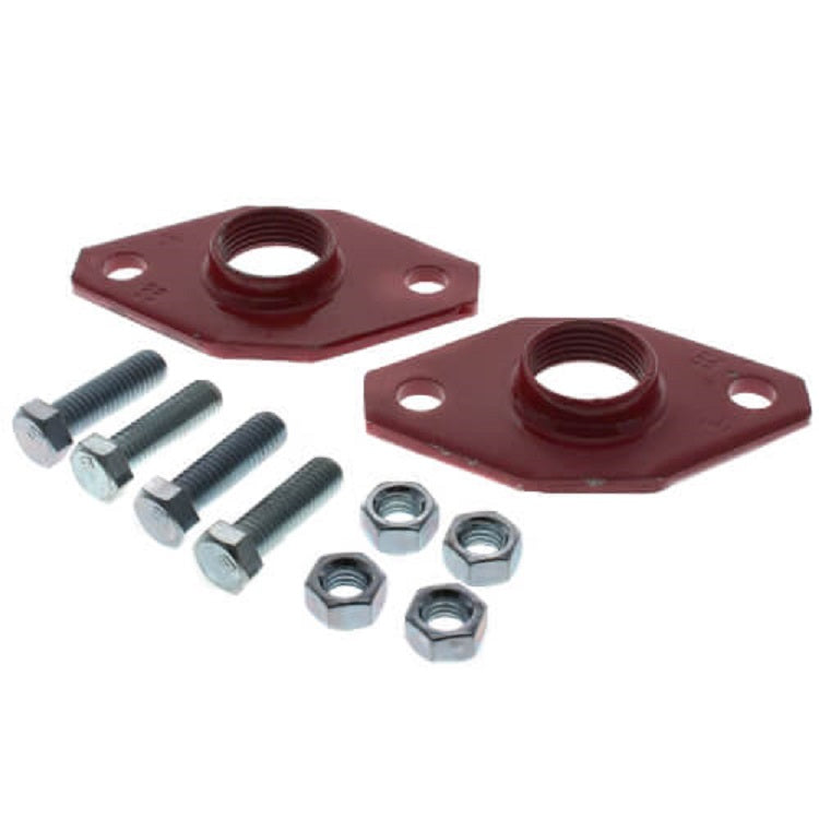 Flange Set w/Hardware 1" NPT Cast Iron #101005
