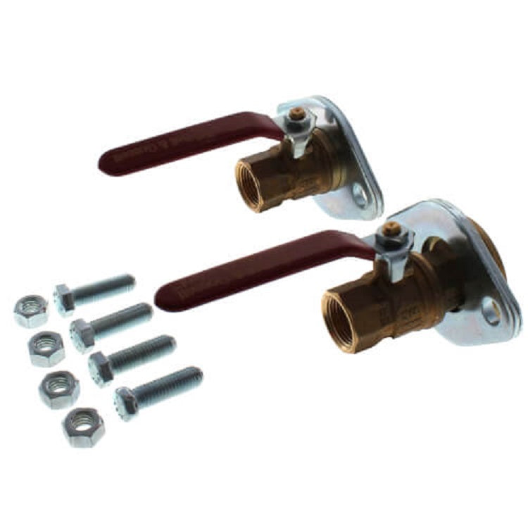 Check-Trol Flange Set w/Isolation Control Valve 1" NPT Bronze #101232LF