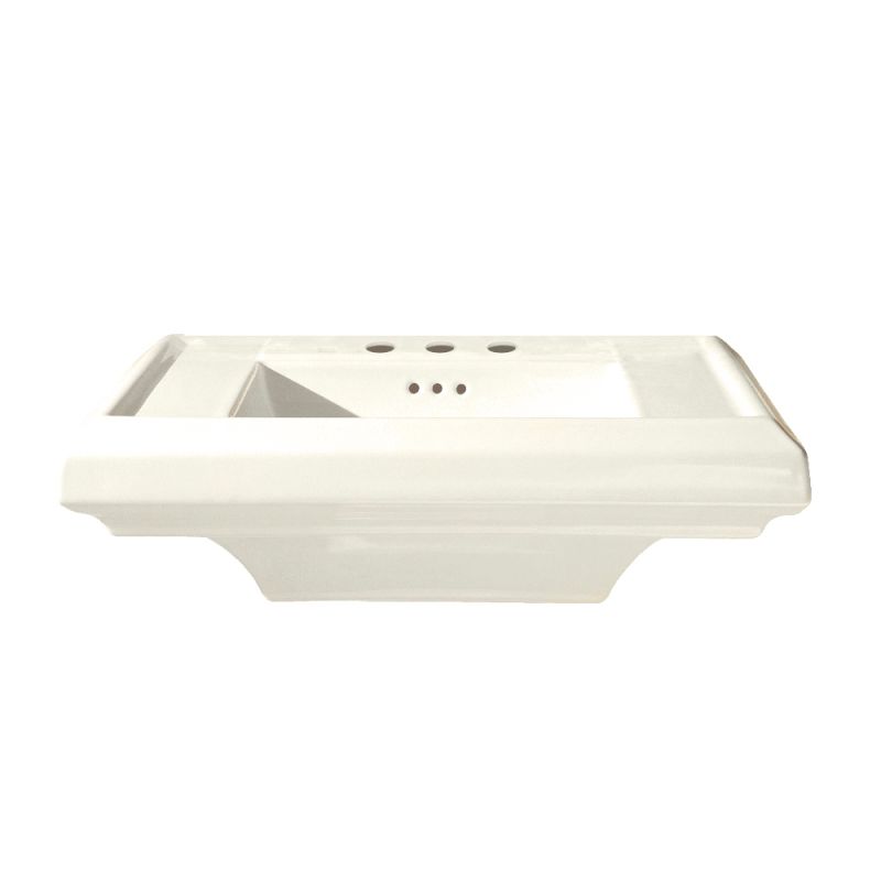 Town Square 24x20-1/4" Pedestal Sink in Black w/4" FC