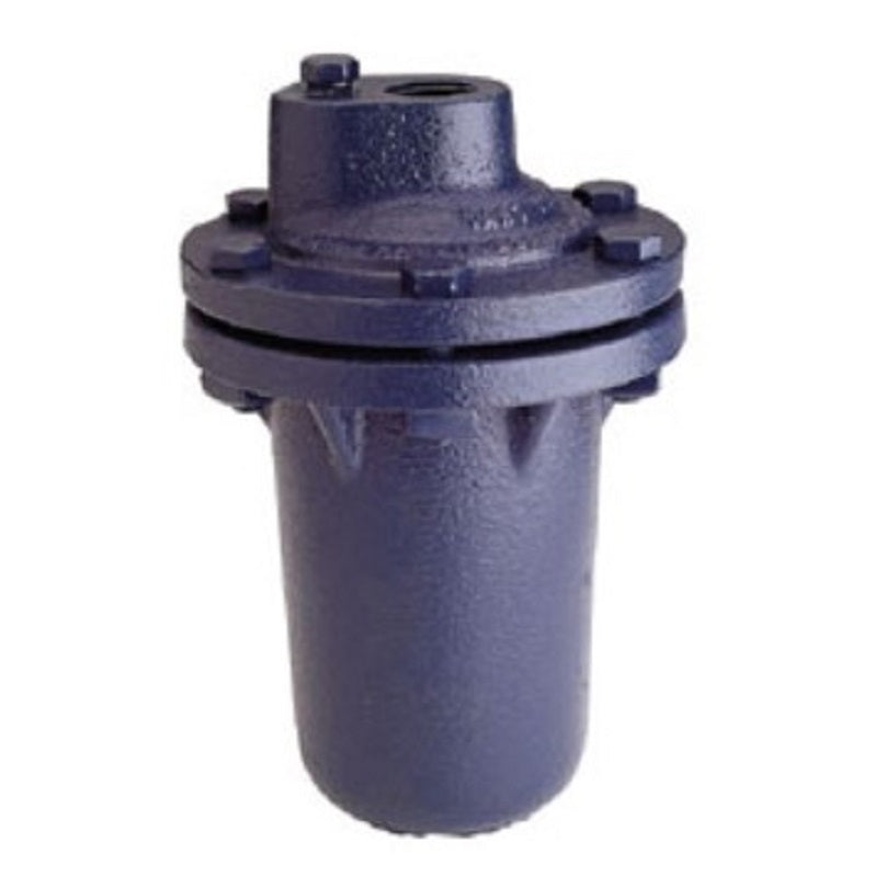 Steam Trap 1-1/4" Inverted Bucket 125# 450F Cast Iron Body