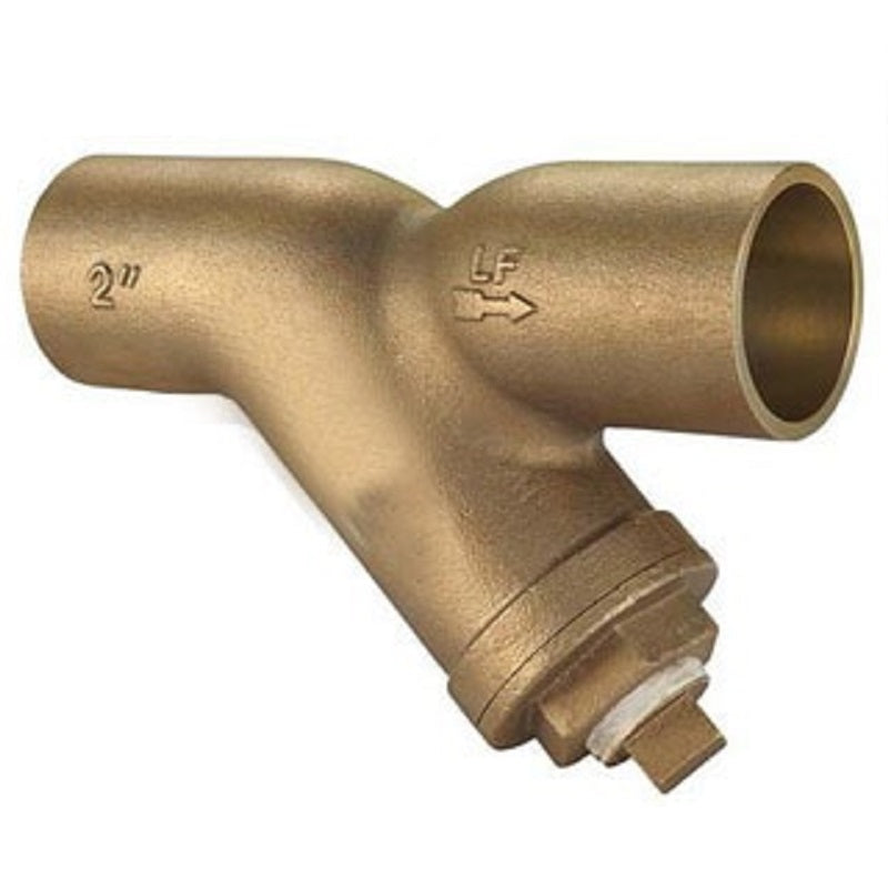 Y-Strainer 3/8" Bronze Solder with 20 Mesh Stainless Steel Lead Free 125 PSI