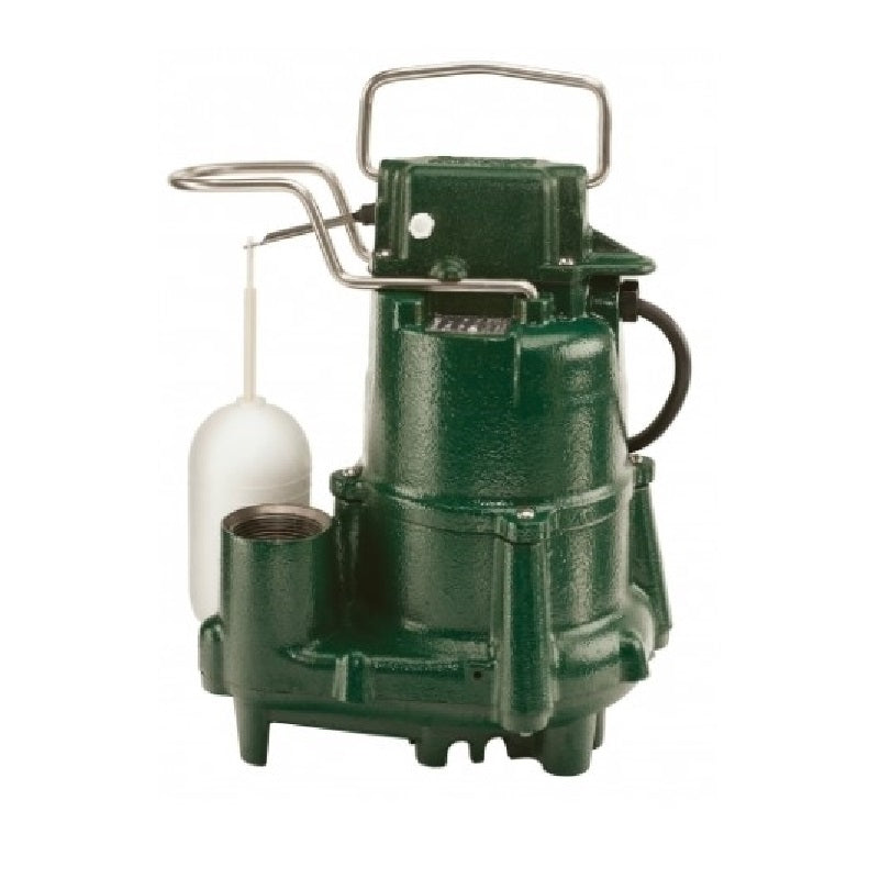 Cast Iron 1/2 HP Submersible Sump Pump w/Vertical Float Switch