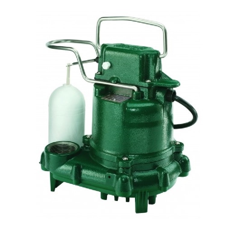 Cast Iron 1/3 HP Submersible Sump Pump w/Vertical Float Switch