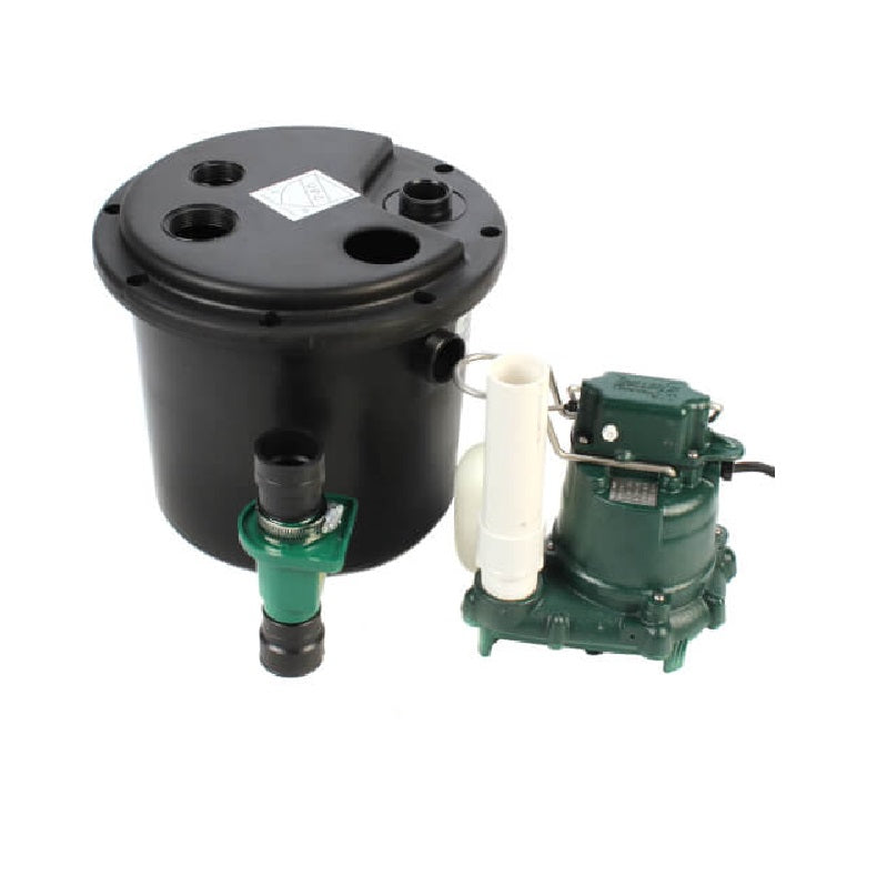 Drain Pump System Includes M53 Pump, Polypropylene Basin & Accessories