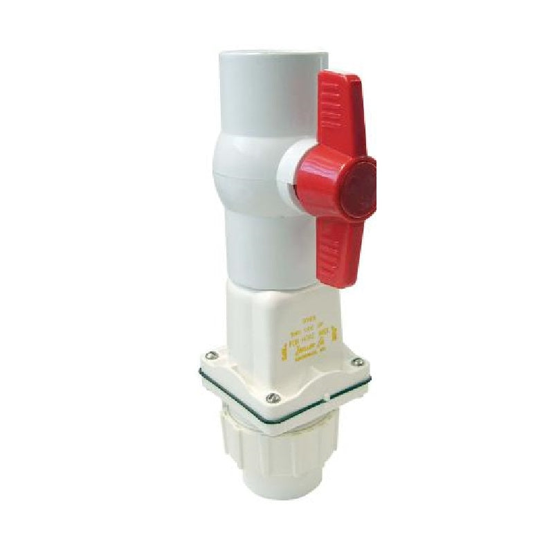 Check & Ball Valve 2" PVC Union Combination