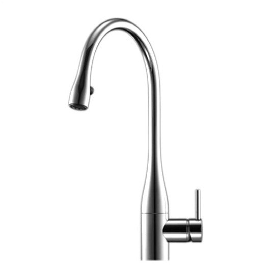 Eve Single Handle Pull-Down Kitchen Faucet Chrome