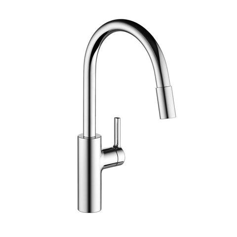 Luna Single Handle Pull-Out Spray Kitchen Faucet Chrome