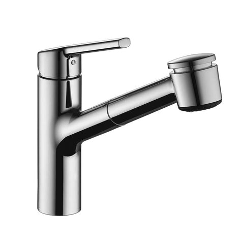 Luna Single Handle Pull-Out Spray Kitchen Faucet Chrome