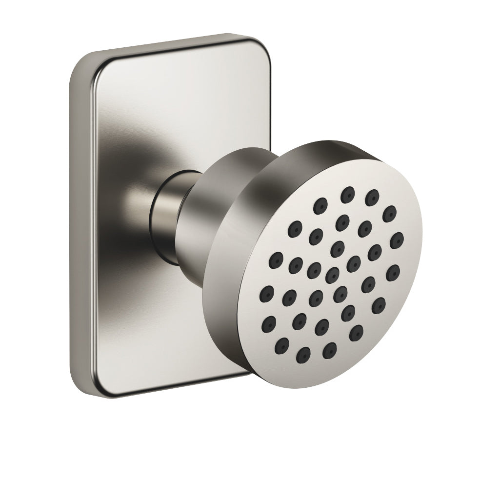Lulu Surface Mount Body Spray Round In Platinum Matte